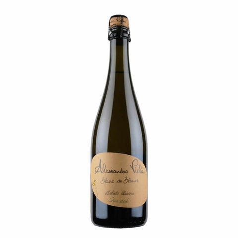 Bottle shot of Alessandro Viola Blanc de Blancs NV, produced by Alessandro Viola, buy classic and natural wine online on Primal Wine, the best wine shop in the United States – primalwine.com