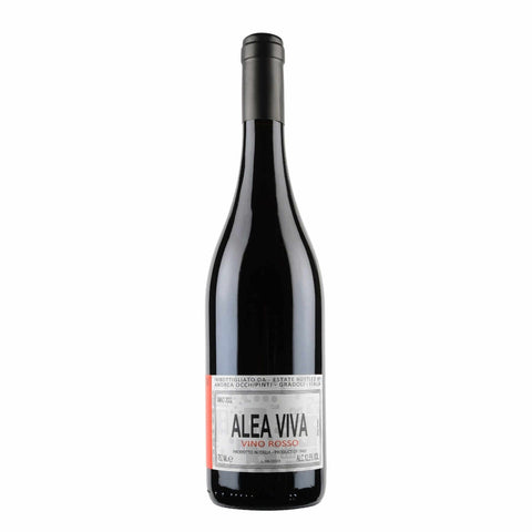 Bottle shot of Andrea Occhipinti Alea Viva Aleatico 2022, produced by Andrea Occhipinti, buy classic and natural wine online on Primal Wine, the best wine shop in the United States – primalwine.com