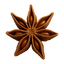 Star anise spice with eight star-shaped seed pods, commonly used in cooking and herbal remedies.