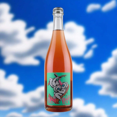 Bottle shot of Borachio Pash Rash Pet Nat 2022, produced by Borachio, buy classic and natural wine online on Primal Wine, the best wine shop in the United States – primalwine.com