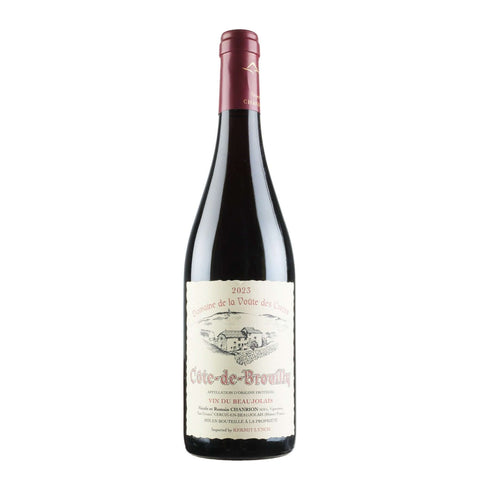 Bottle shot of Domaine de la Voute des Crozes Côte-de-Brouilly, buy natural wine online on Primal Wine - primalwine.com