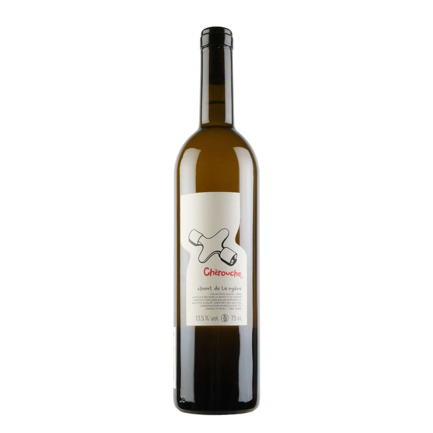 Bottle shot of Cherouche Chant de la Ryere, produced by Cherouche, buy classic and natural wine online on Primal Wine, the best wine shop in the United States – primalwine.com