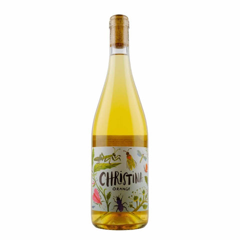 Bottle shot of Christina Orange 2022, produced by Christina Netzl, buy classic and natural wine online on Primal Wine, the best wine shop in the United States – primalwine.com