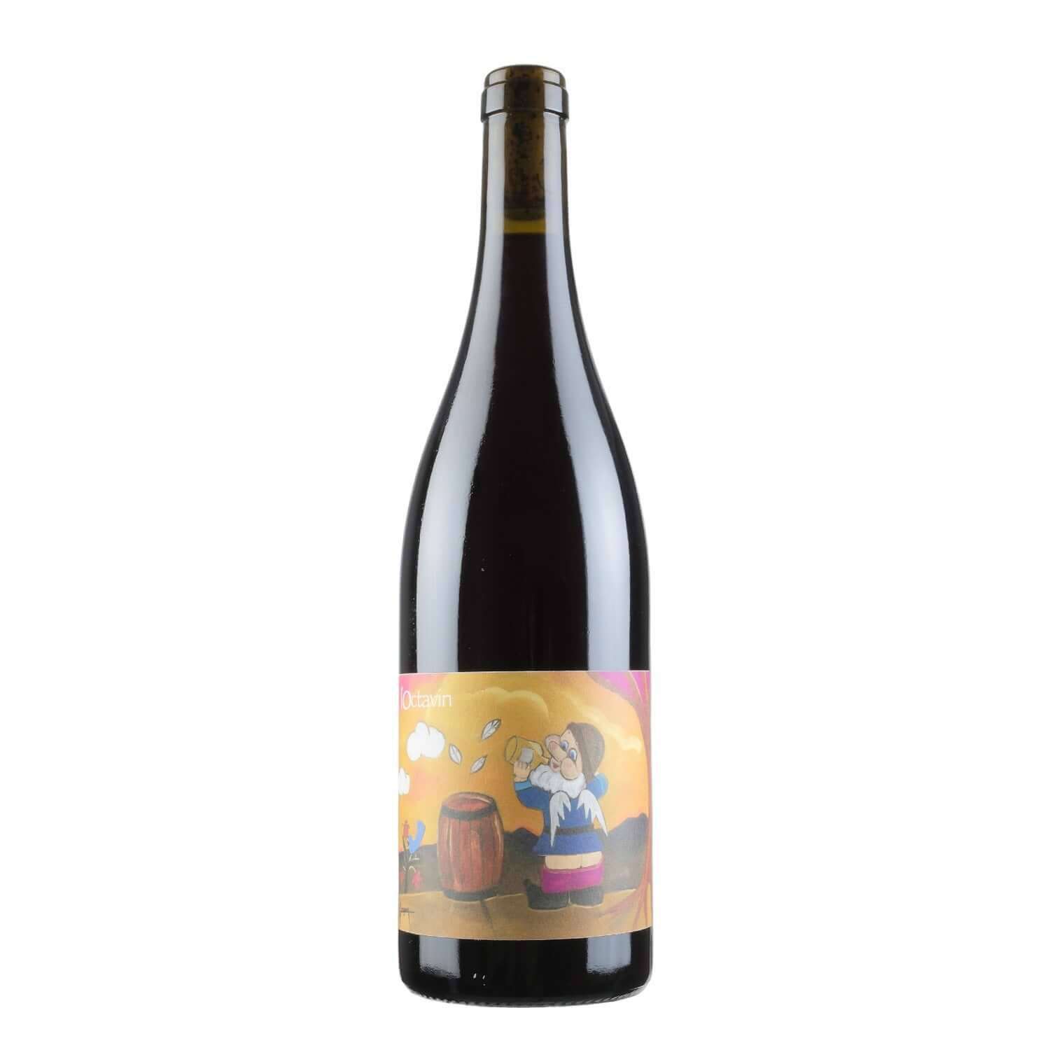 Bottle shot of Domaine de l'Octavin Hip Hip J Pinot Noir, produced by Domaine de l'Octavin, buy classic and natural wine online on Primal Wine, the best wine shop in the United States – primalwine.com