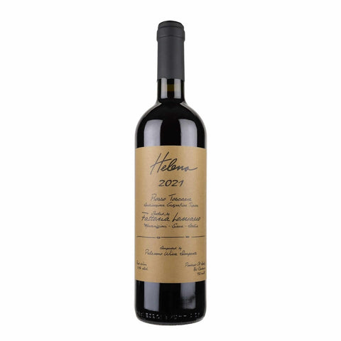 Bottle shot of Helena Sangiovese 2021, produced by Fattoria Lornano, buy classic and natural wine online on Primal Wine, the best wine shop in the United States – primalwine.com
