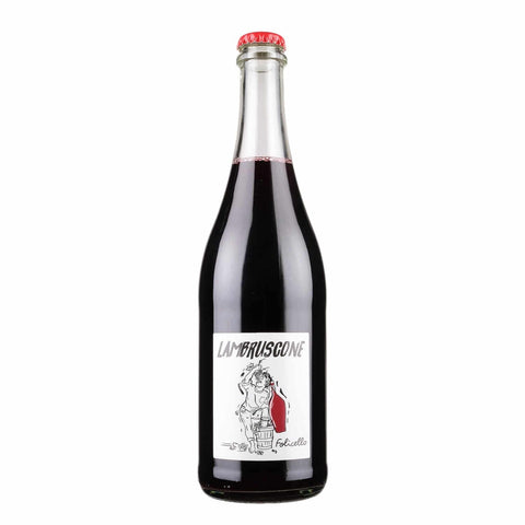Bottle shot of Folicello Lambruscone Pét Nat 2021, produced by Folicello, buy classic and natural wine online on Primal Wine, the best wine shop in the United States – primalwine.com