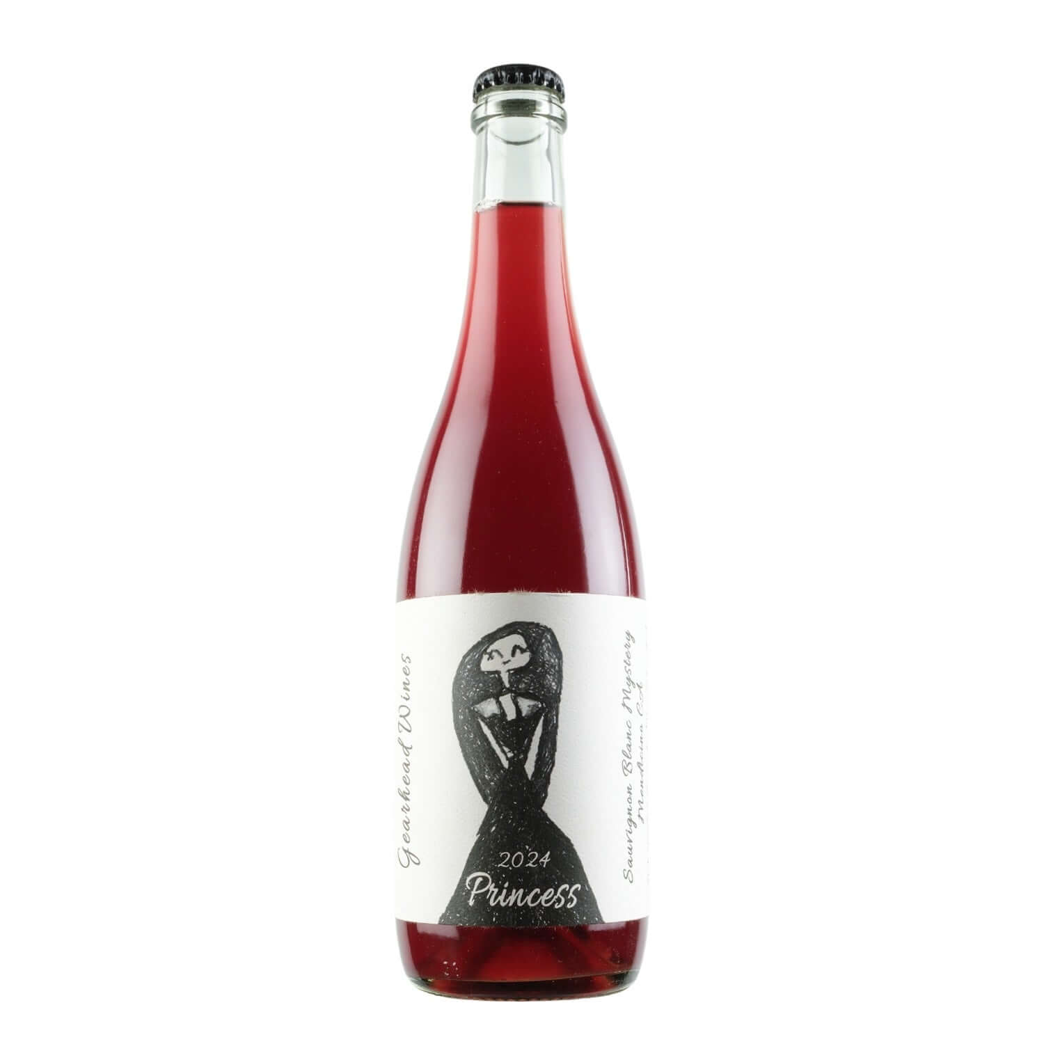 Bottle shot of Gearhead Wines Princess Syrah Sauvignon Blanc Mystery, produced by Gearhead Wines, buy classic and natural wine online on Primal Wine, the best wine shop in the United States – primalwine.com