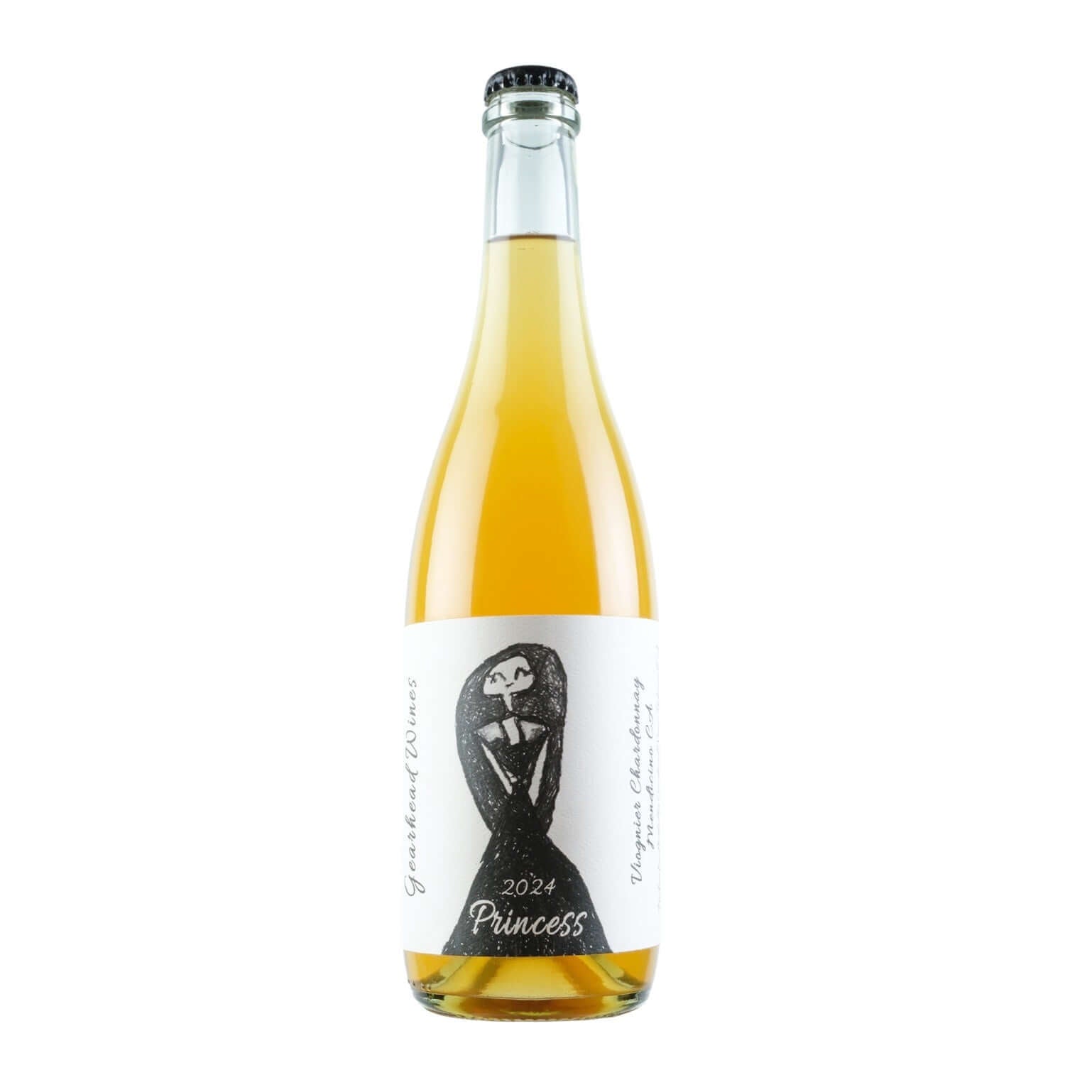 Bottle shot of Gearhead Wines Princess Viognier Chardonnay, produced by Gearhead Wines, buy classic and natural wine online on Primal Wine, the best wine shop in the United States – primalwine.com