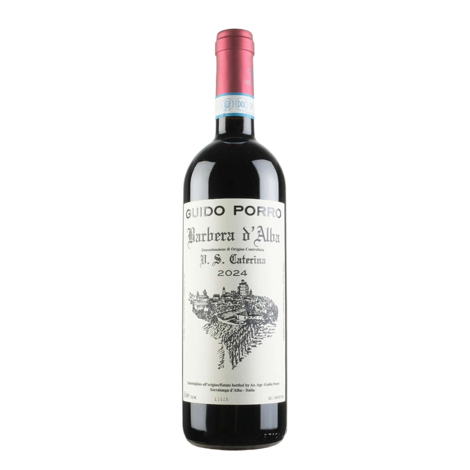 Bottle shot of Guido Porro Barbera d'Alba, produced by Guido Porro buy classic and natural wine online on Primal Wine, the best wine shop in the United States – primalwine.com