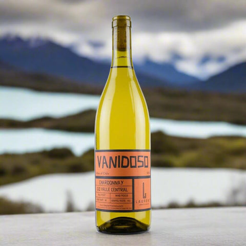 Bottle shot of Laurent Vanidoso Chardonnay 2021, produced by Laurent, buy classic and natural wine online on Primal Wine, the best wine shop in the United States – primalwine.com