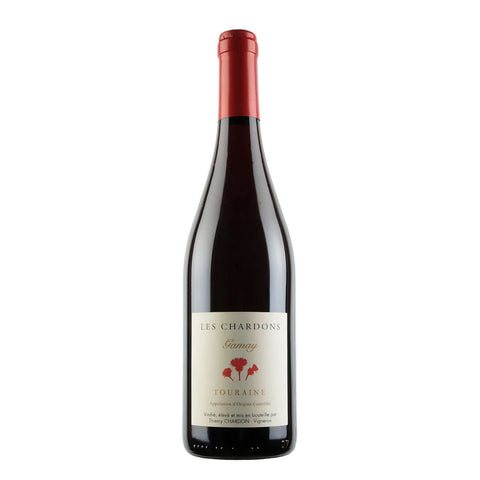 Bottle shot of Touraine Gamay, produced by Thierry Chardon, buy classic and natural wine online on Primal Wine, the best wine shop in the United States – primalwine.com