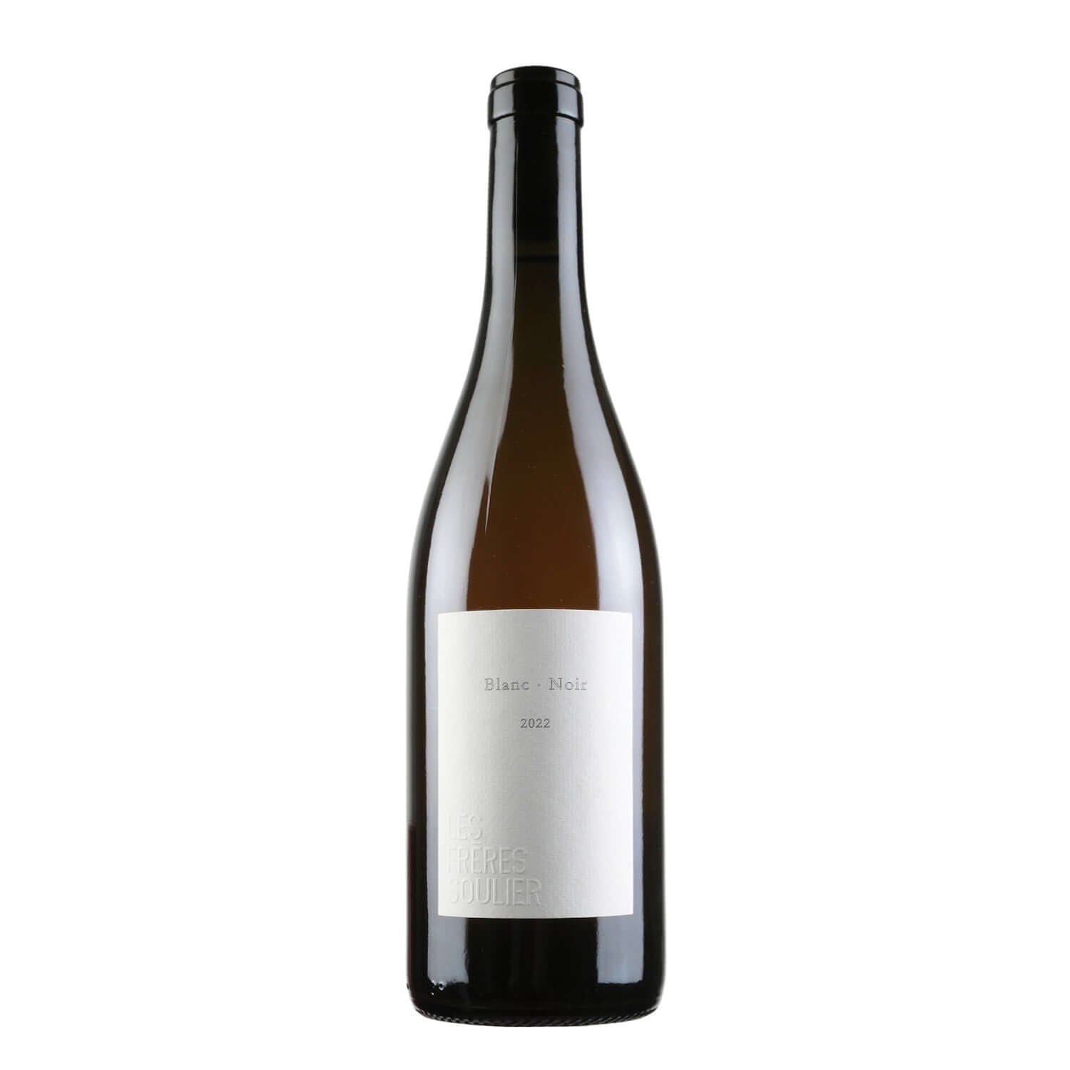 Bottle shot of Les Frères Souliers Blanc Noir - buy natural wine online on Primal Wine