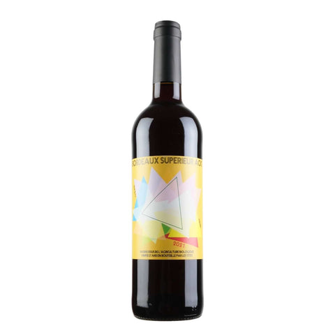 Bottle shot of Les Tetes Bordeaux Superieur Triangle, produced by Les Tetes, buy classic and natural wine online on Primal Wine, the best wine shop in the United States – primalwine.com