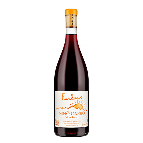 Mino Carbo Vino Rosso 2021, natural wine bottle at Primal Wine