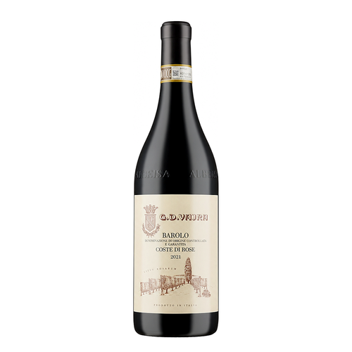 G. D. Vajra Barolo Coste di Rose DOCG 2021 natural wine bottle