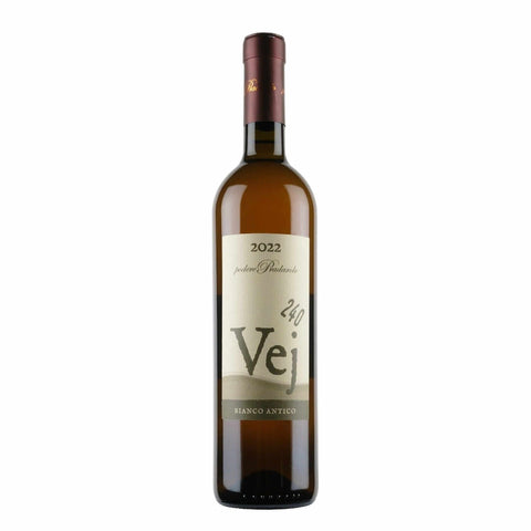 Bottle shot of Podere Pradarolo Vej Bianco Antico 2022, produced by Podere Pradarolo, buy classic and natural wine online on Primal Wine, the best wine shop in the United States – primalwine.com