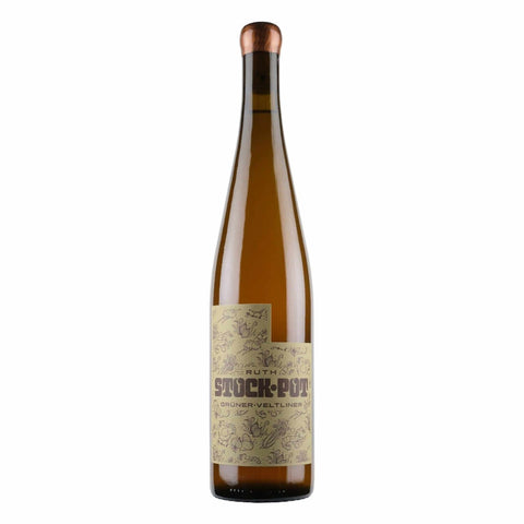 Bottle shot of Ruth Lewandowski Stock-Pot Grüner Veltliner 2023, produced by Ruth Lewandowski, buy classic and natural wine online on Primal Wine, the best wine shop in the United States – primalwine.com