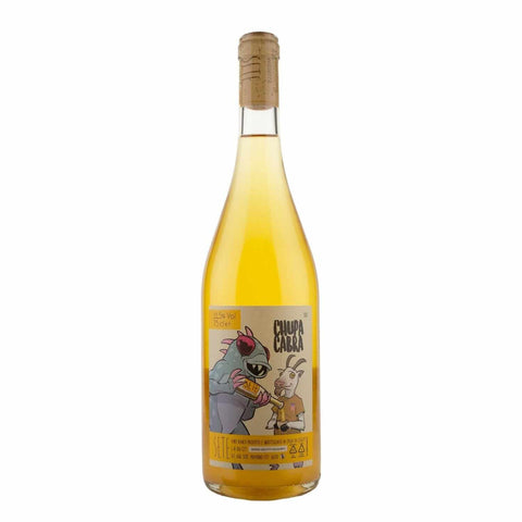 Bottle shot of Sete Chupa Cabra Orange 2022, produced by Sete, buy classic and natural wine online on Primal Wine, the best wine shop in the United States – primalwine.com