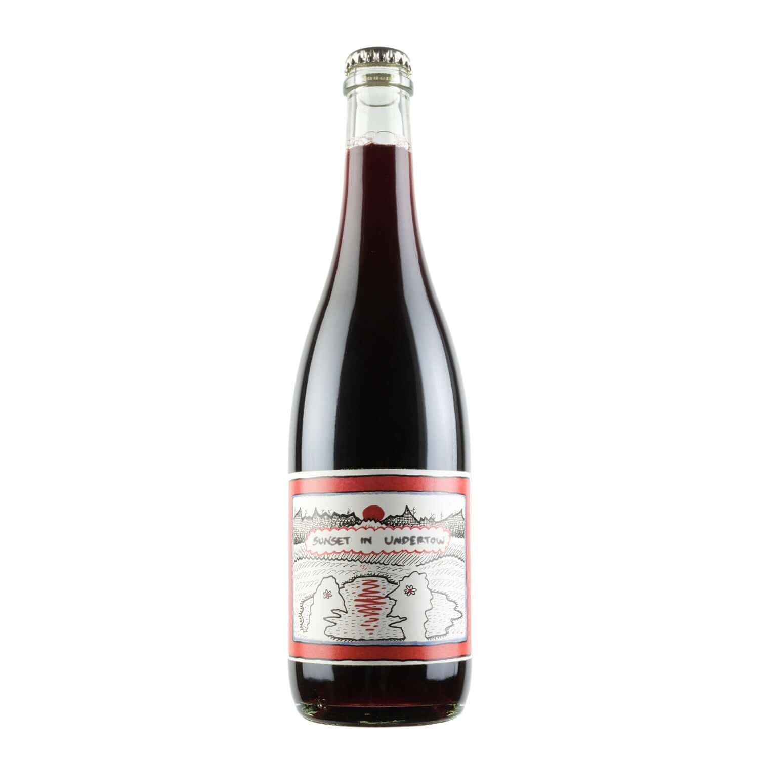 Bottle shot of Sunset in Undertow, produced by Stagiaire Wine, buy classic and natural wine online on Primal Wine, the best wine shop in the United States – primalwine.com