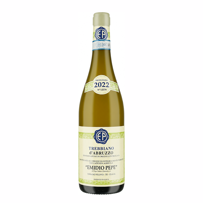 Emidio Pepe Trebbiano d'Abruzzo Vecchie Vigne 2022, natural white wine bottle at Primal Wine