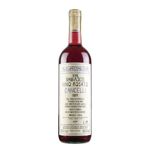 Bottle shot of Cancelli Rosato, produced by Vini Rabasco, buy classic and natural wine online on Primal Wine, the best wine shop in the United States – primalwine.com