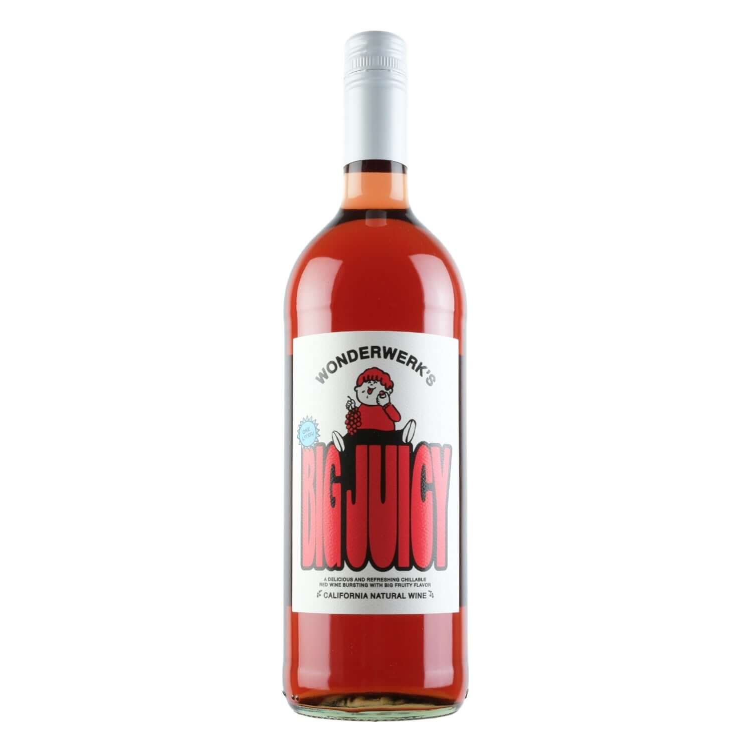 Bottle shot of Wonderwerk Big Juicy, produced by Wonderwerk Co., buy classic and natural wine online on Primal Wine, the best wine shop in the United States – primalwine.com