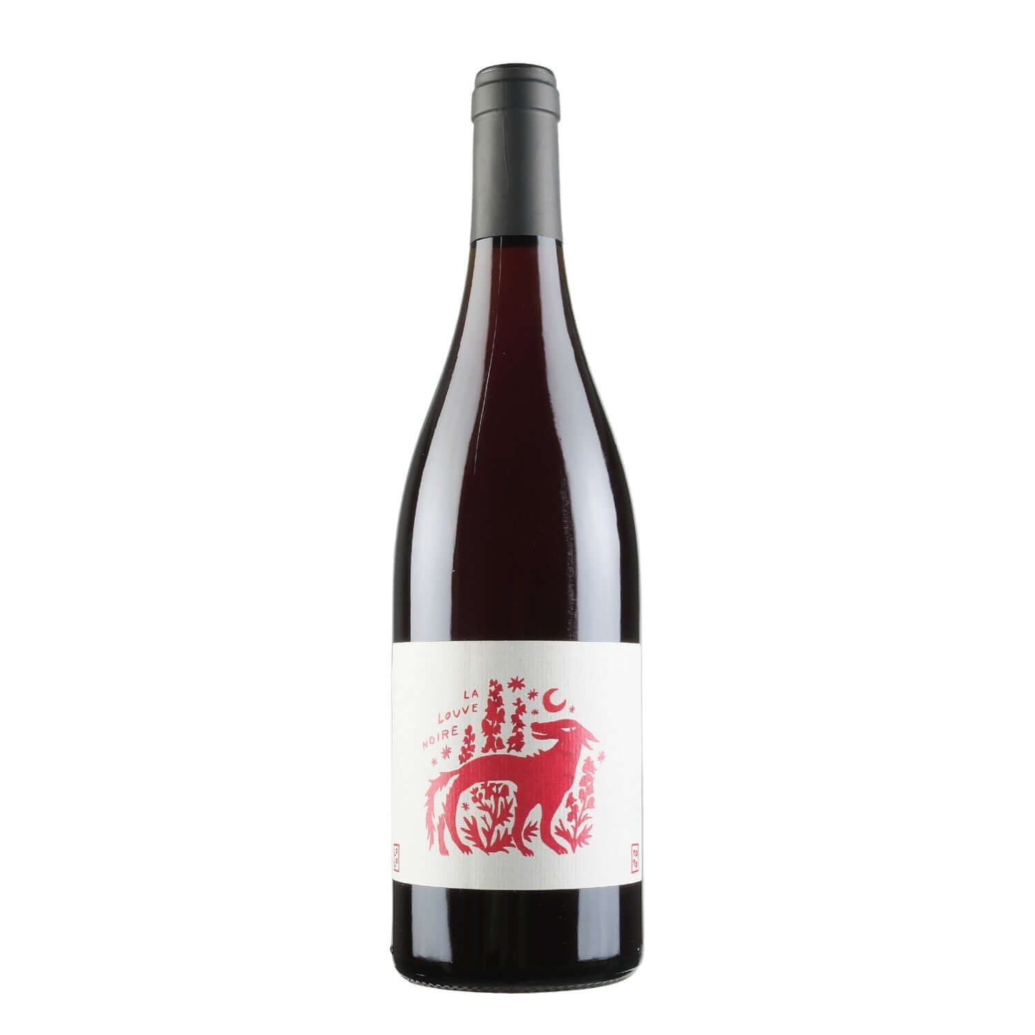 Bottle shot of YoYo La Louve Noire, a natural wine from France. Buy natural wine online on Primal Wine - primalwine.com