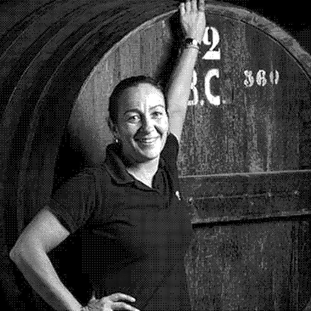 Ana Amat, natural wine producer and winemaker of Zillamina at Bodegas Pinoso, in her cellar in Pinoso, Alicante, Spain
