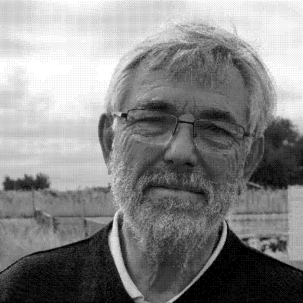 Gérard Laurent, natural wine producer of Château le Bergey, in his biodynamic vineyard in Saint-Loubès, Bordeaux, France
