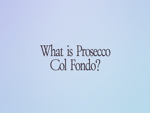 What is Prosecco Col Fondo?, a Primal Wine guide