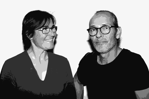 Andrea Grossmann and Marc Balzan, winemakers of Domaine de Chèrouche in the Valais