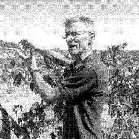 La Biancara, Angiolino Maule, natural wine producer in his vineyard in Veneto, Italy