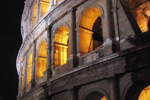 Lazio, Rome, Colosseum photo in the evening, Natural Wine, Primal Wine - primalwine.com