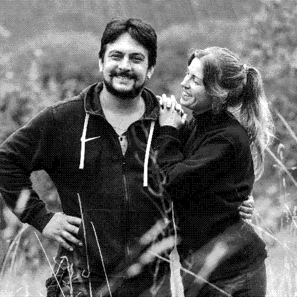Jessika Reis and Philipp Musevi of Lesom Weine, natural wine producer in the Mosel, Germany