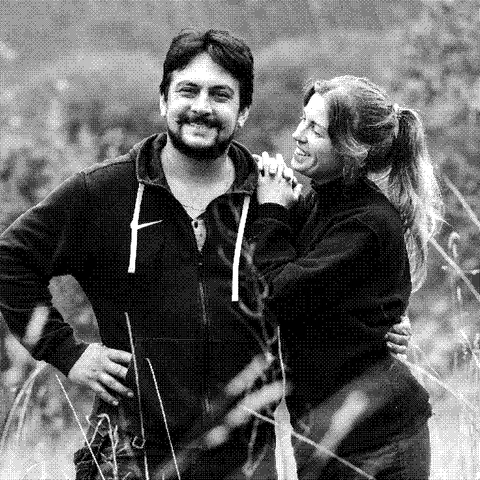 Jessika Reis and Philipp Musevi of Lesom Weine, natural wine producer in the Mosel, Germany
