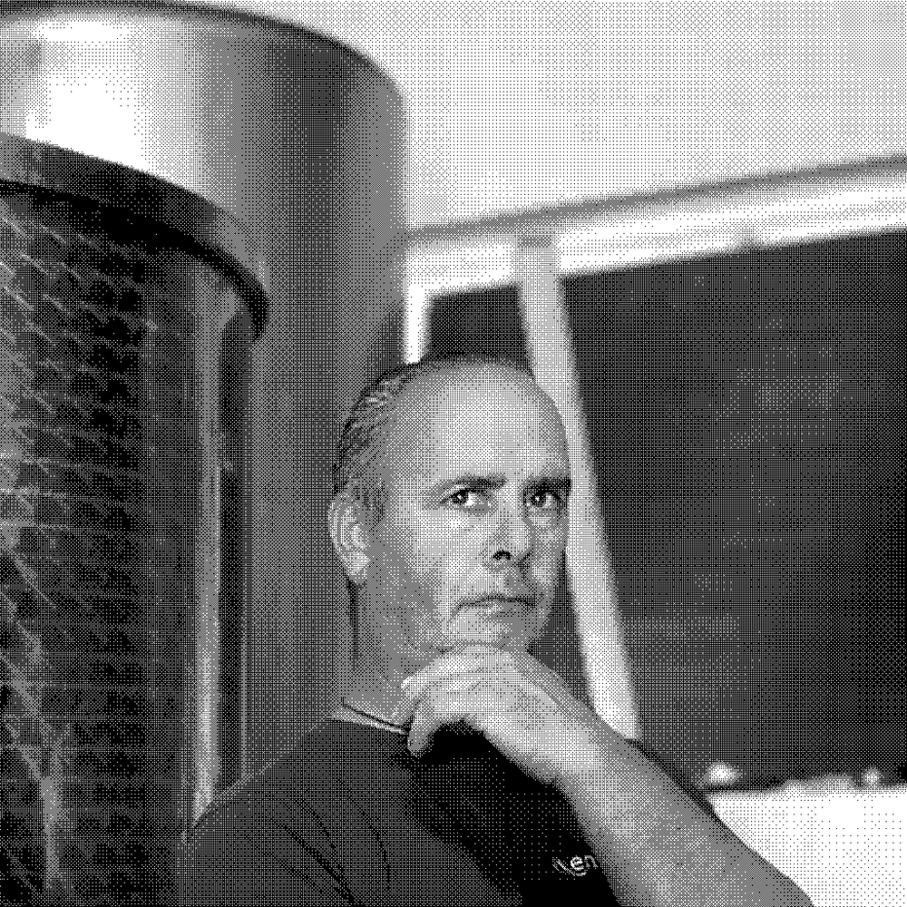 Giovanni Mesina, natural wine producer, in his cellar in Umbria, Italy