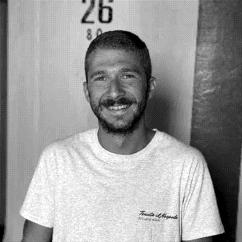 Luca Amerio, natural wine producer at Tenuta il Nespolo, in Moasca, Monferrato, Piedmont, Italy