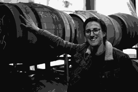 Tahnee Shields of Oest Wines in her Richmond, California cellar