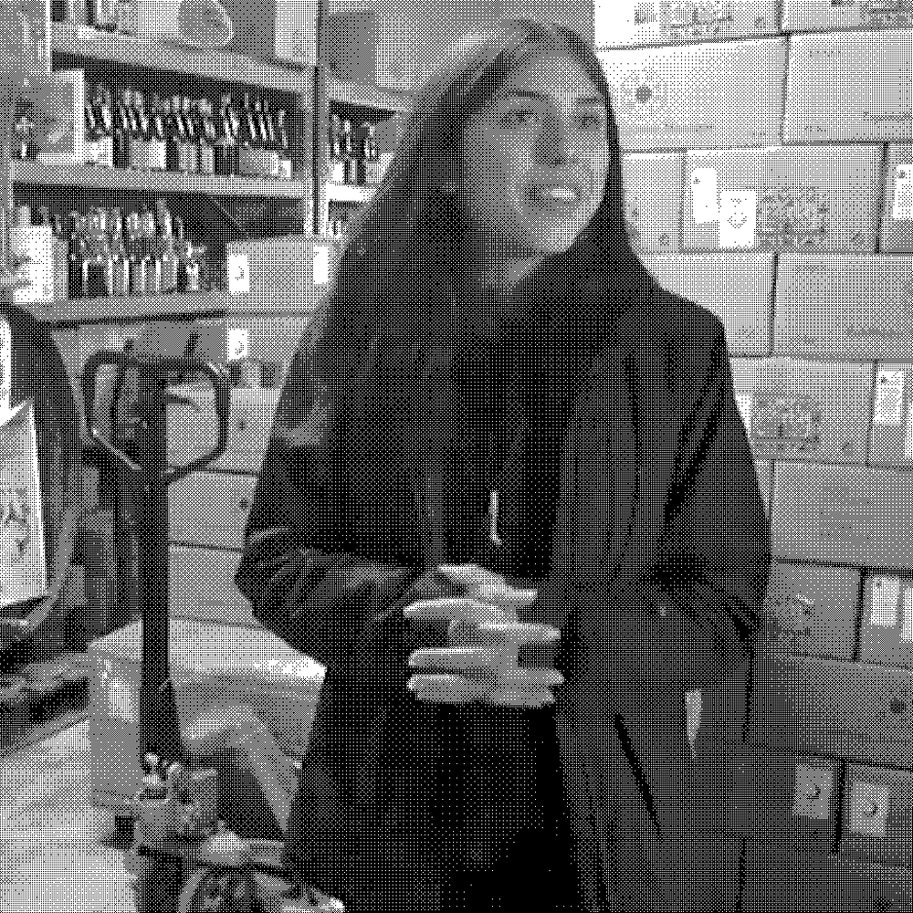 Alicia Serres, natural wine producer, in her cellar in El Pinell de Brai, Terra Alta, Catalonia, Spain