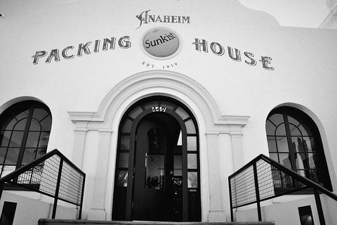 Black and white photo of Anaheim
