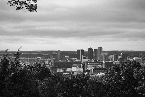 Black and white photo of Birmingham