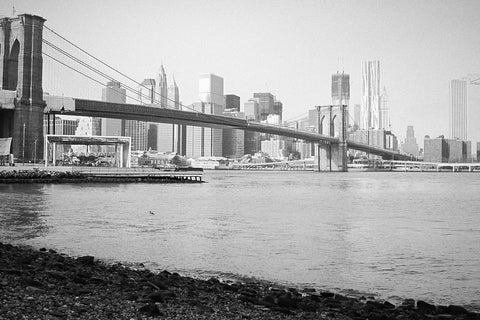 Black and white photo of Brooklyn