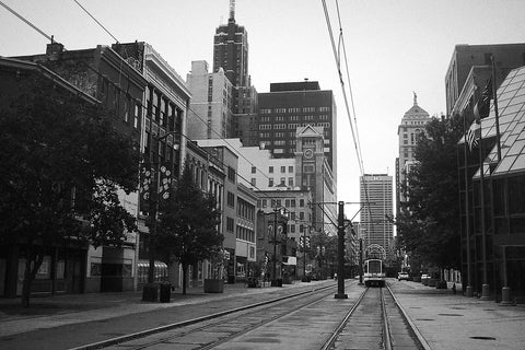 Black and white photo of Buffalo
