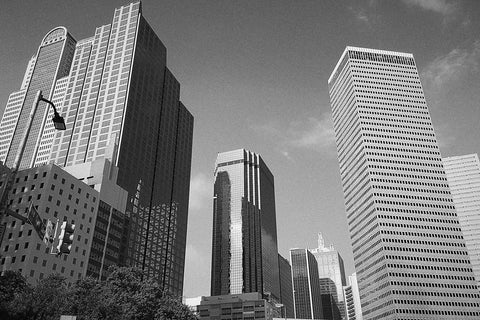 Black and white photo of Dallas