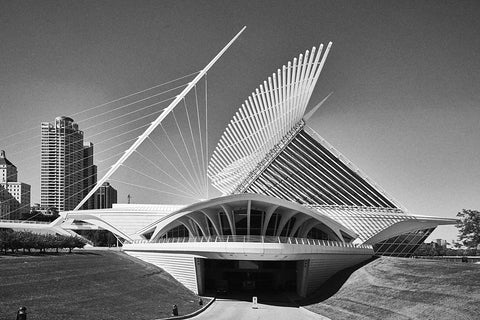 Black and white photo of Milwaukee