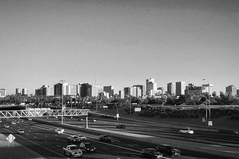 Black and white photo of Phoenix