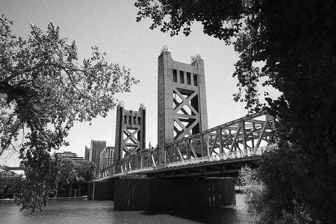Black and white photo of Sacramento