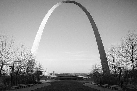 Black and white photo of St. Louis