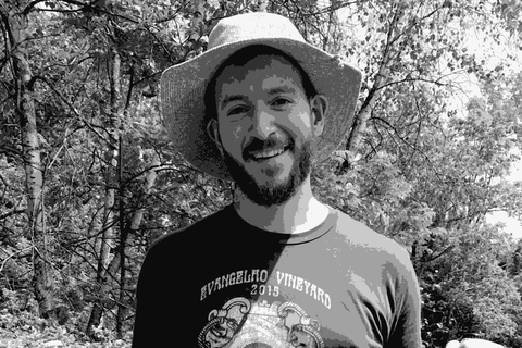 Todd Cavallo, co-founder and winemaker at Wild Arc Farm in Pine Bush, New York