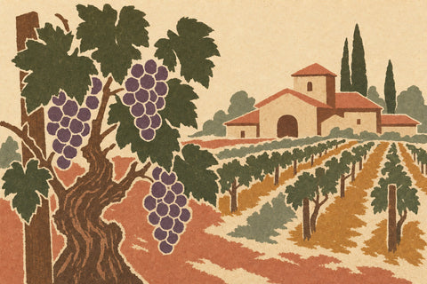 Forteto della Luja - natural wine producer profile | Primal Wine illustration